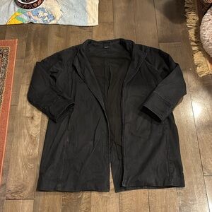 Roots Woman Black Trench Jacket